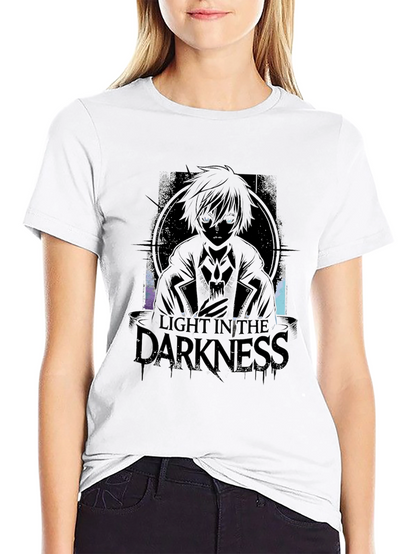 Anime Graphic Tee - Light in the Darkness