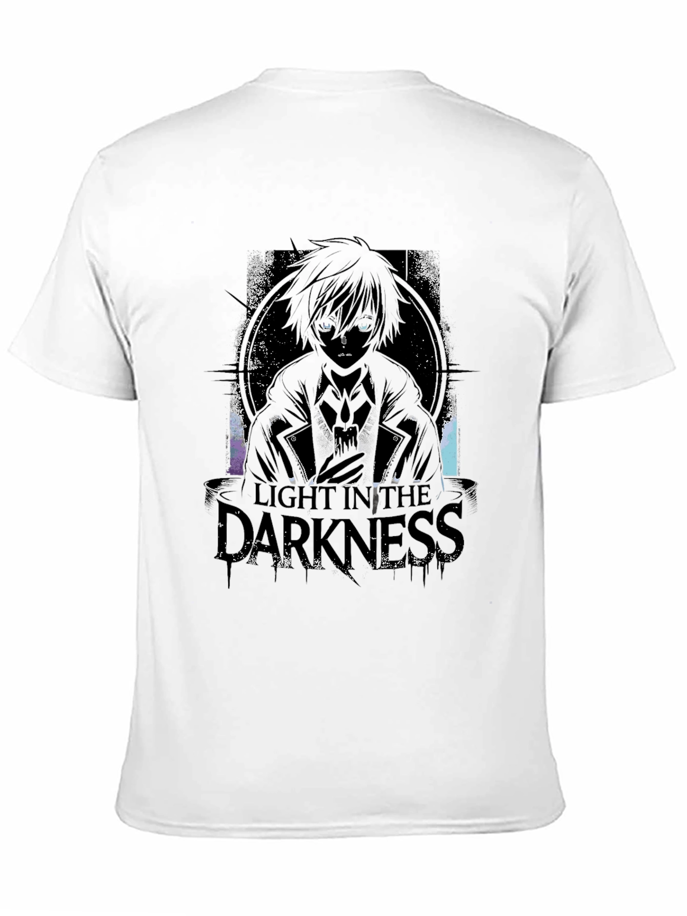 Anime Graphic Tee - Light in the Darkness