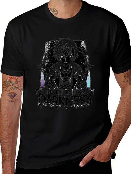 Anime Graphic Tee - Light in the Darkness