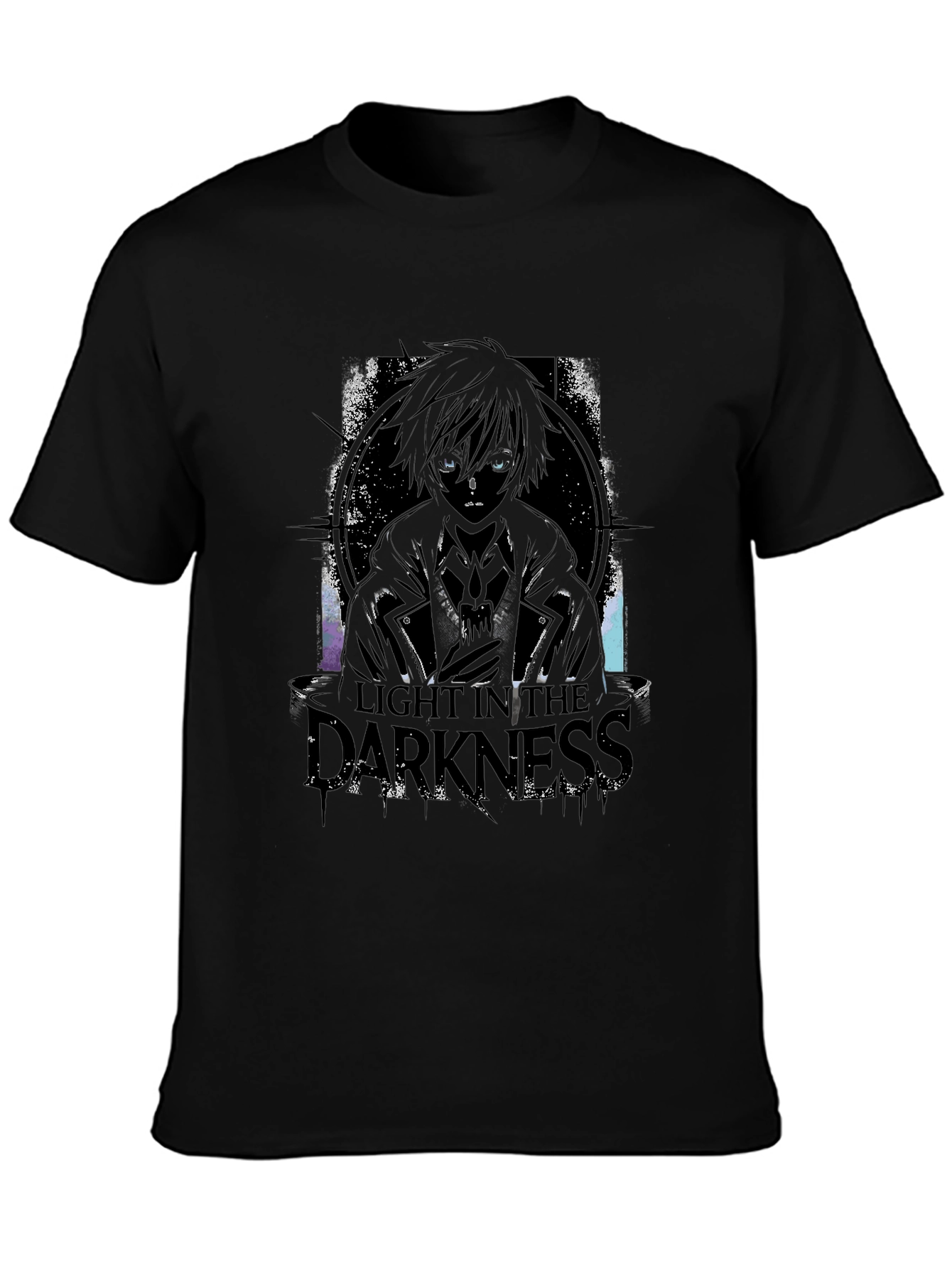 Anime Graphic Tee - Light in the Darkness