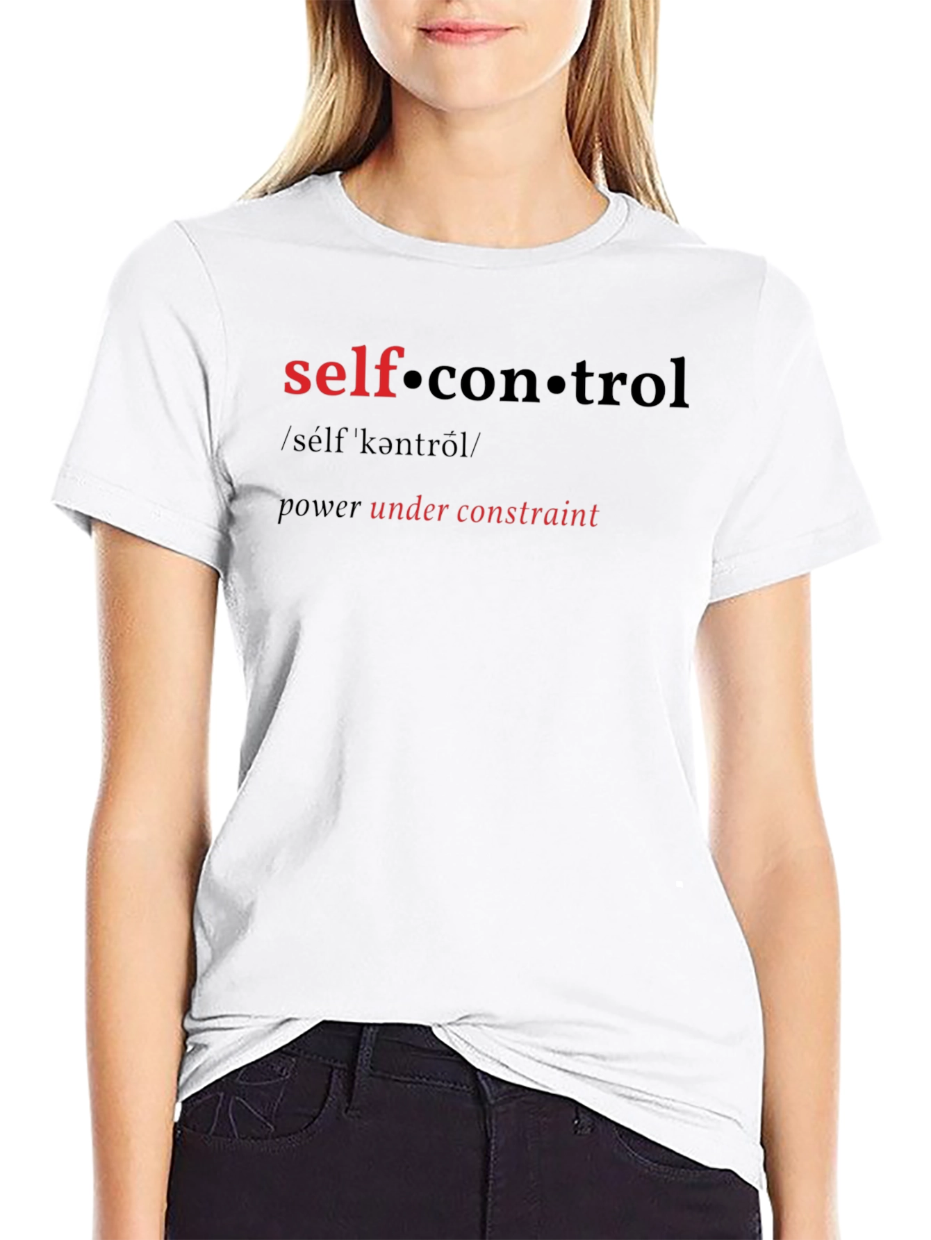 Self-Control Graphic T-Shirt - Power Under Constraint