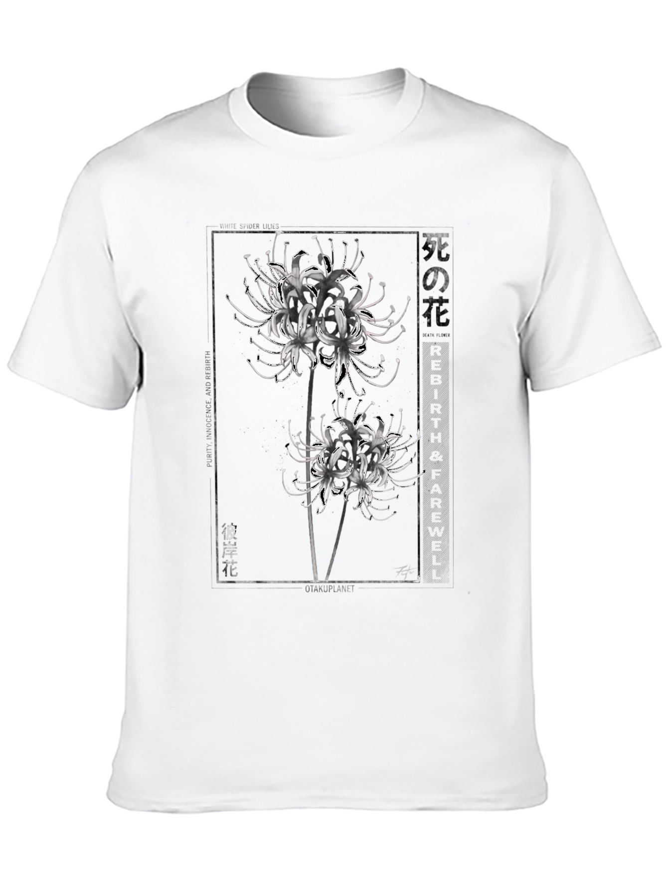 Floral Graphic T-Shirt - Black