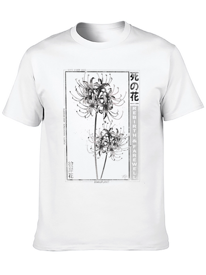 Floral Graphic T-Shirt - Black