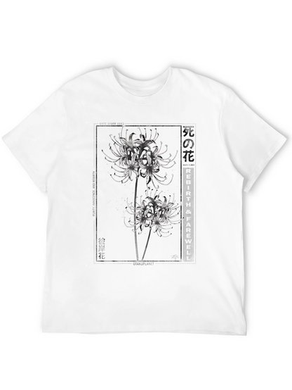 Floral Graphic T-Shirt - Black