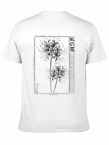 Floral Graphic T-Shirt - Black