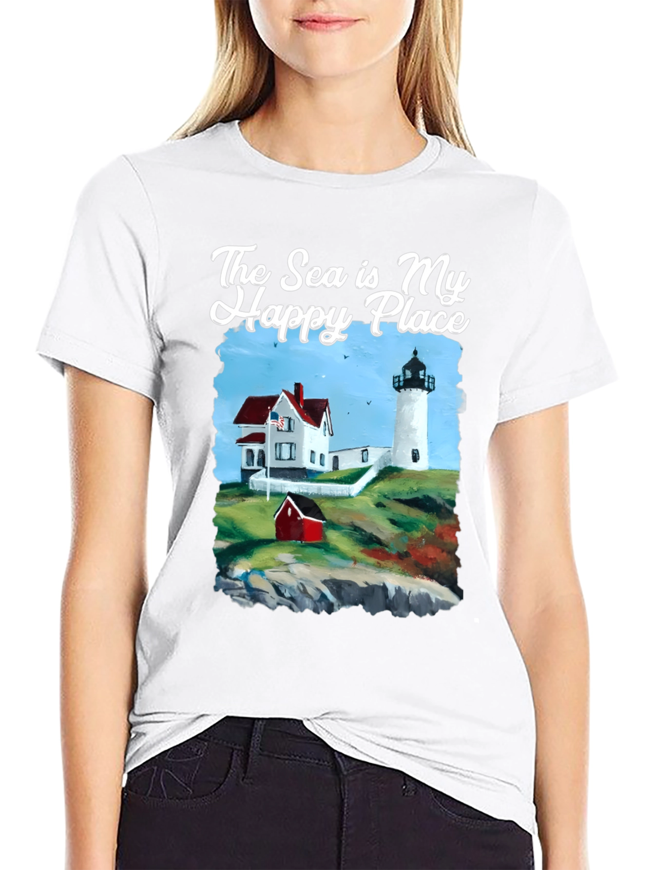 The Sea is My Happy Place T-Shirt