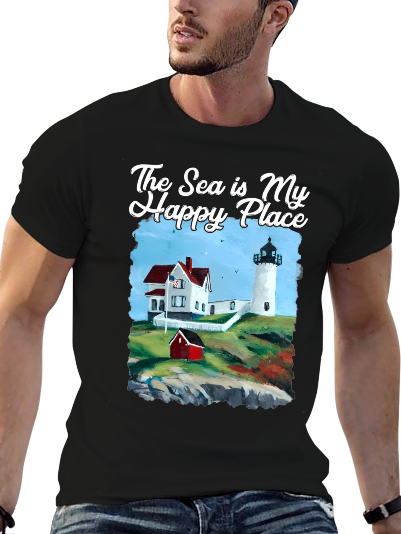 The Sea is My Happy Place T-Shirt