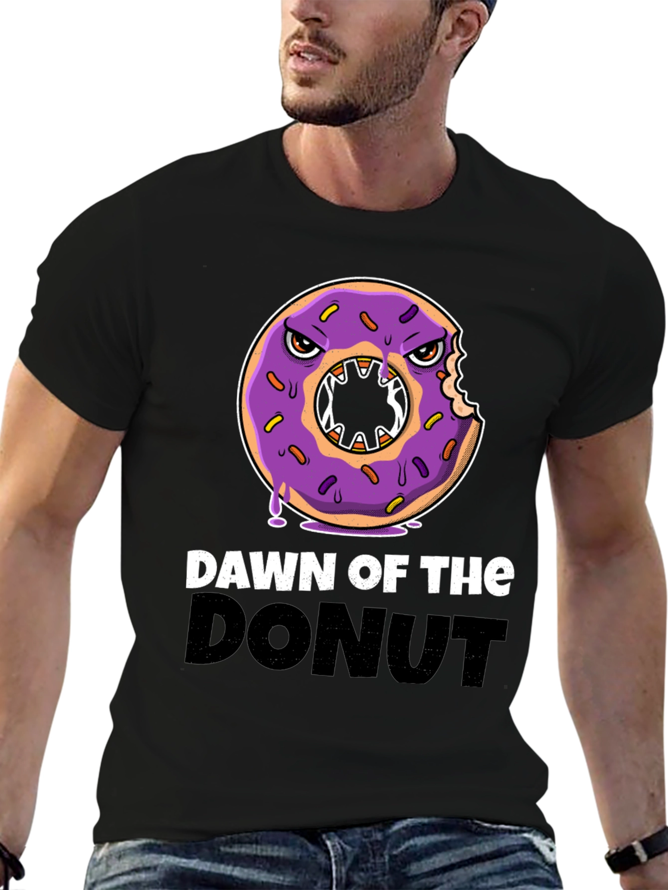 Dawn of the Donut Graphic T-Shirt