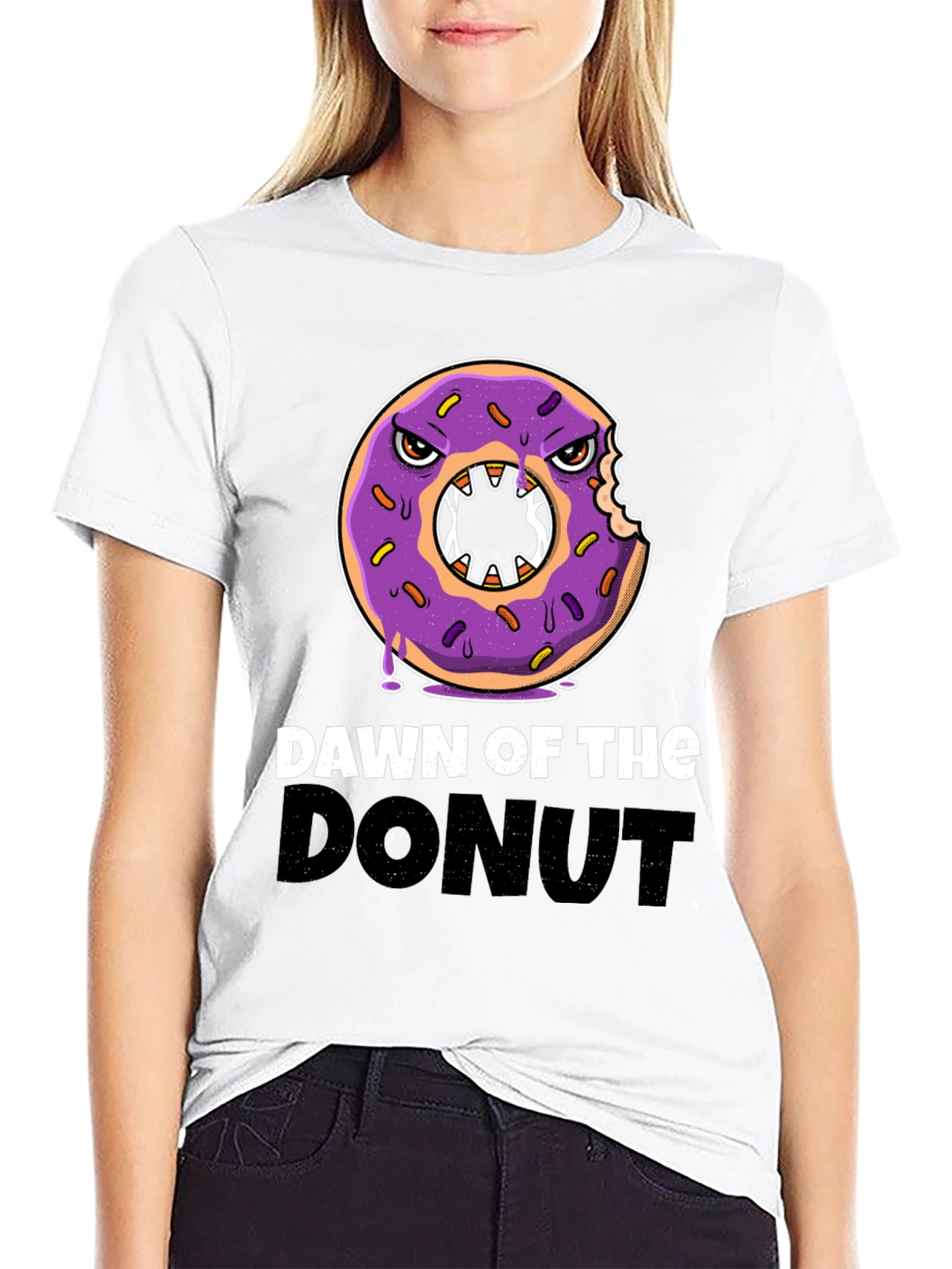 Dawn of the Donut Graphic T-Shirt