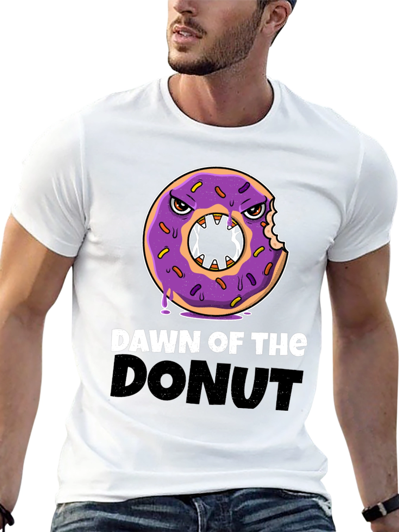 Dawn of the Donut Graphic T-Shirt