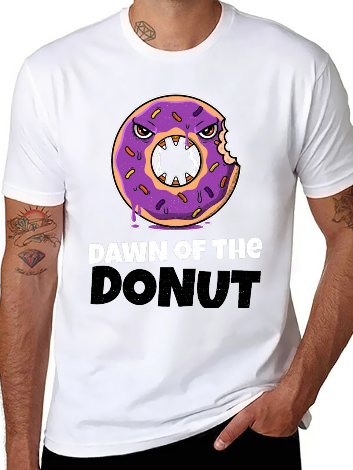 Dawn of the Donut Graphic T-Shirt
