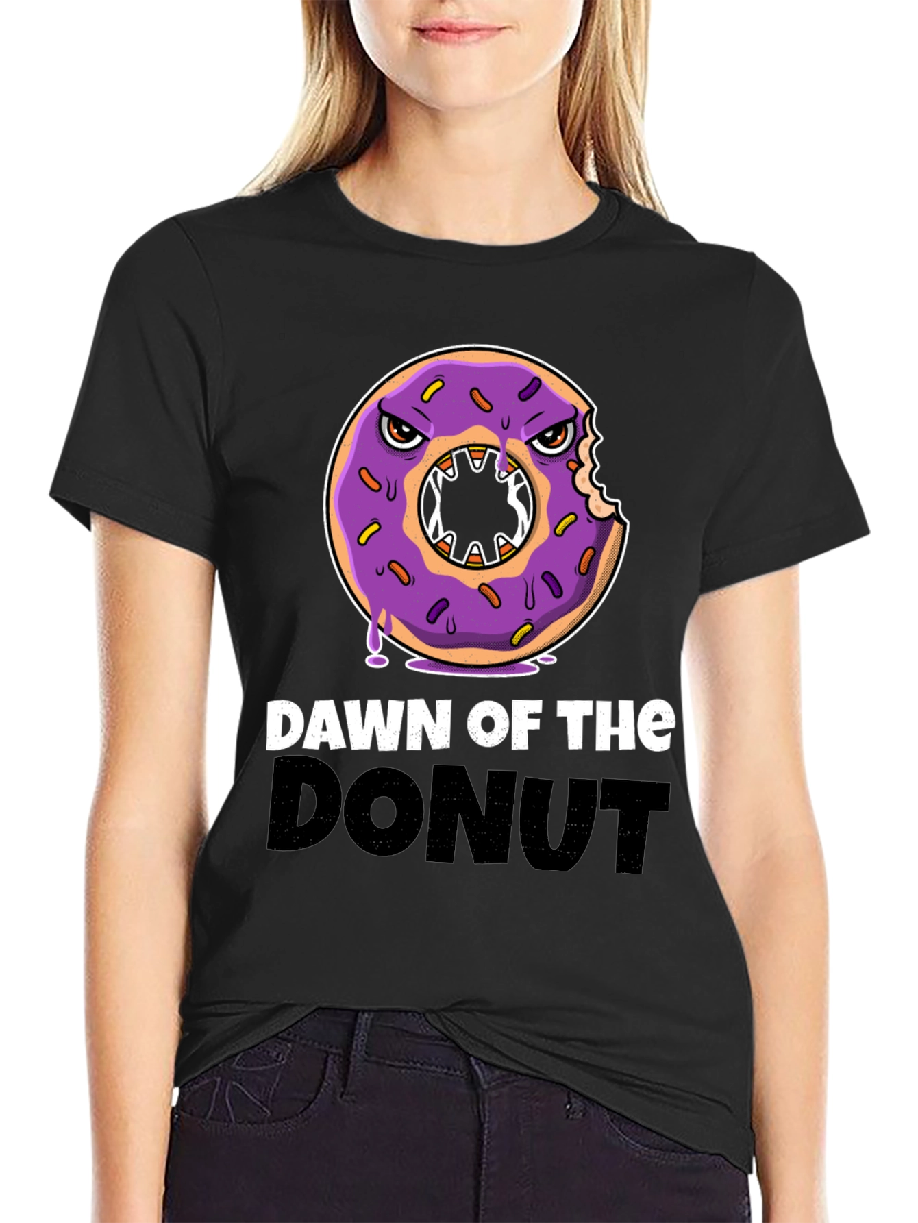 Dawn of the Donut Graphic T-Shirt