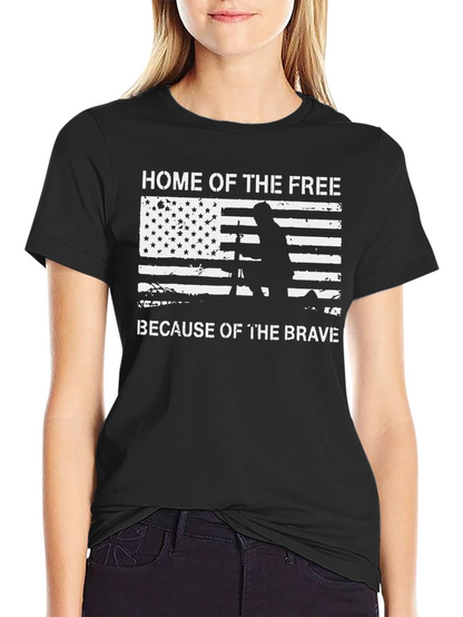 Home of the Free Patriotic T-Shirt