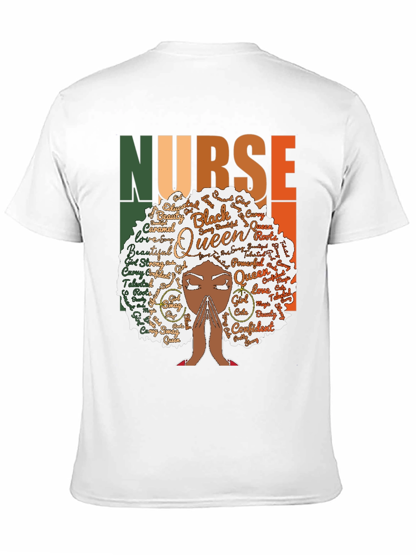 Black Queen Nurse Graphic Tee - Stylish Comfort