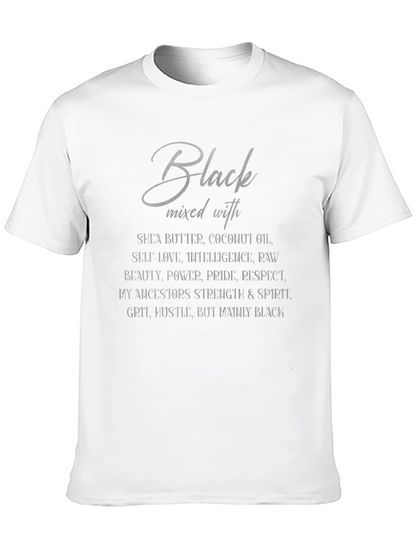 Black Mixed With T-Shirt