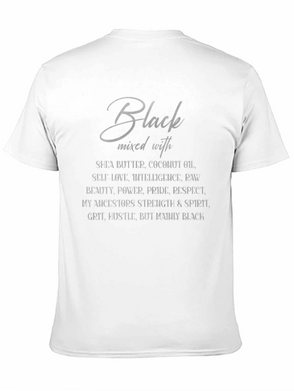 Black Mixed With T-Shirt