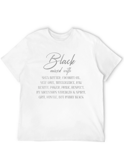 Black Mixed With T-Shirt