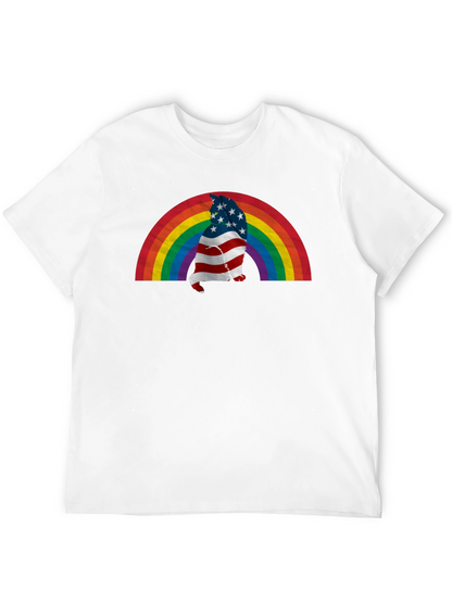 Patriotic Rainbow Cat T-Shirt
