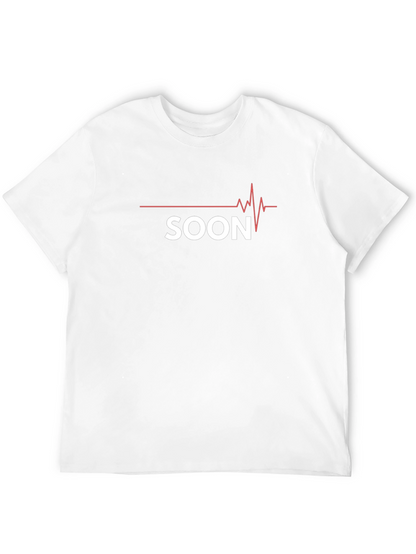 Soon ECG T-Shirt - Trendy Black Cotton Tee