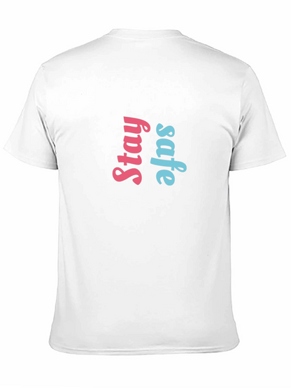 Stay Safe Graphic Tee - Black