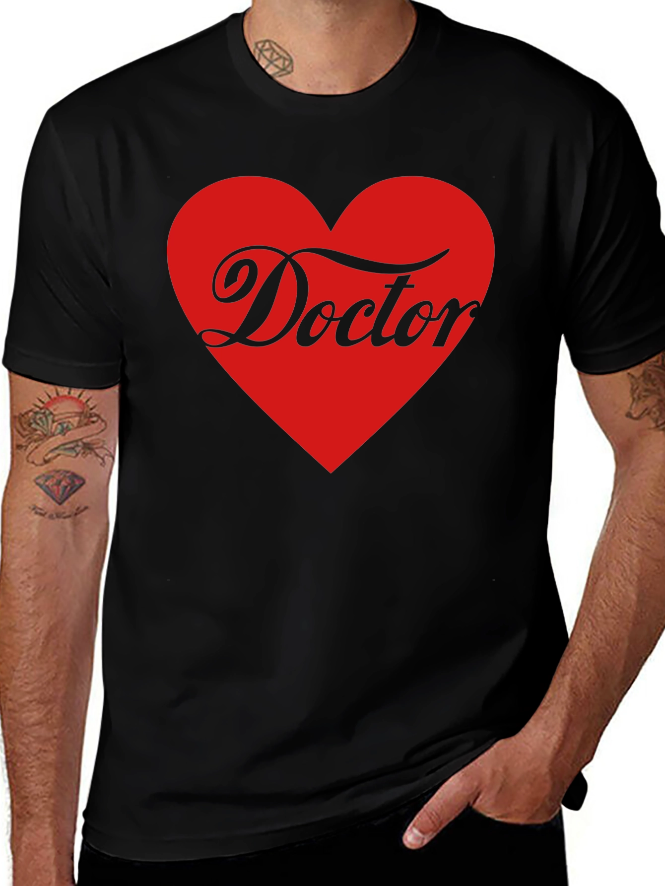 Doctor Love Heart T-Shirt - Medical Professional Appreciation