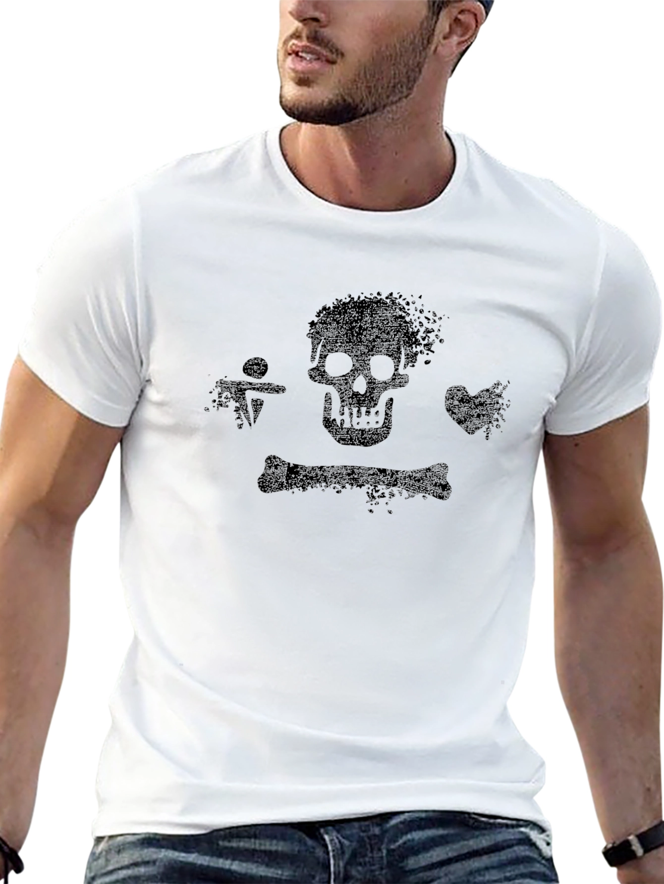 Skull & Crossbones Graphic T-Shirt - Pirate Theme