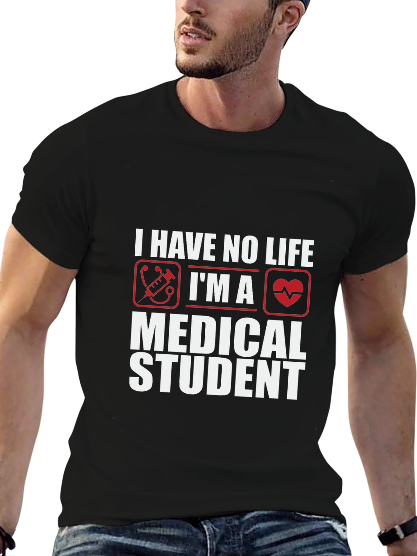Medical Student Humor T-Shirt - No Life