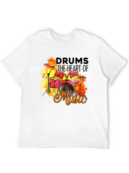 Drums the Heart of Music T-Shirt