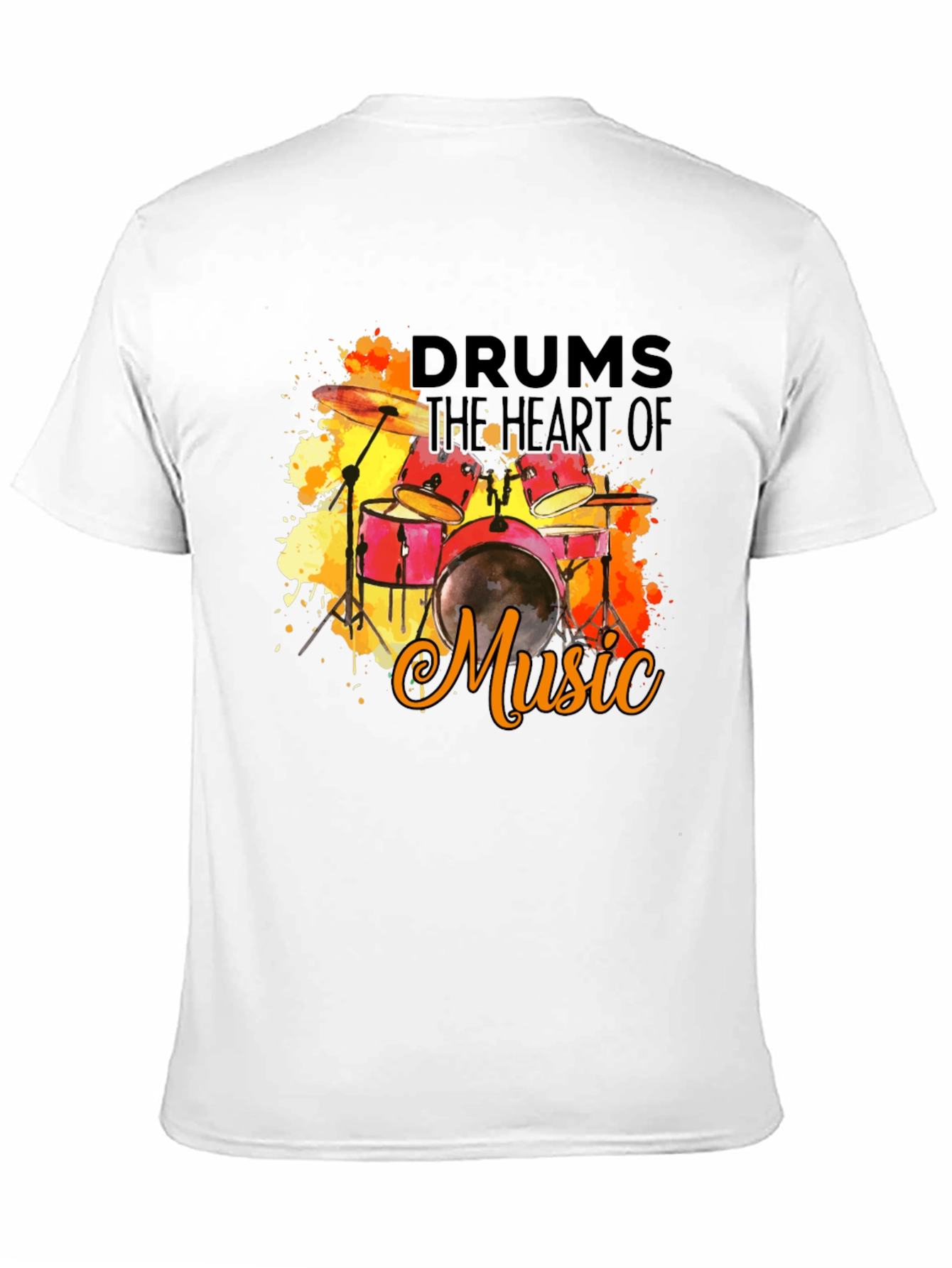 Drums the Heart of Music T-Shirt
