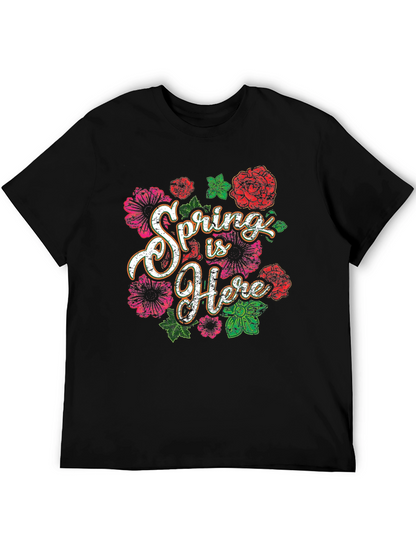 Spring Is Here Floral Graphic Tee