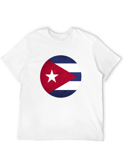 Cuba Flag Graphic T-Shirt - Patriotic Cuban Pride Tee