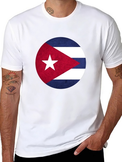 Cuba Flag Graphic T-Shirt - Patriotic Cuban Pride Tee