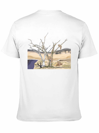 Unique Graphic Tee - Surreal Desert Landscape