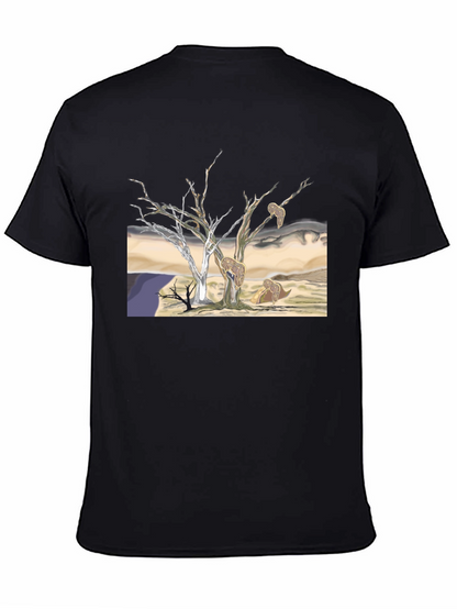 Unique Graphic Tee - Surreal Desert Landscape