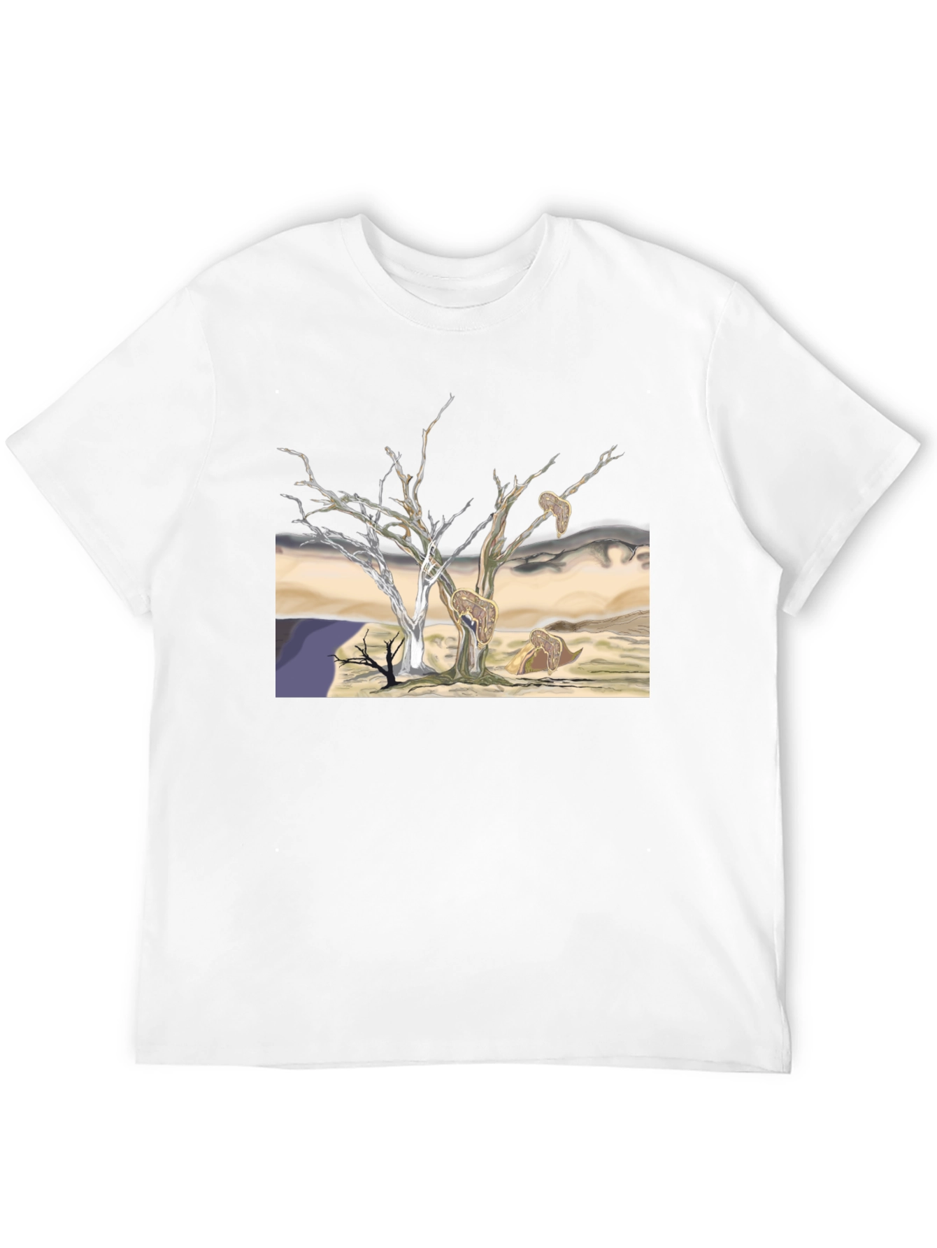 Unique Graphic Tee - Surreal Desert Landscape
