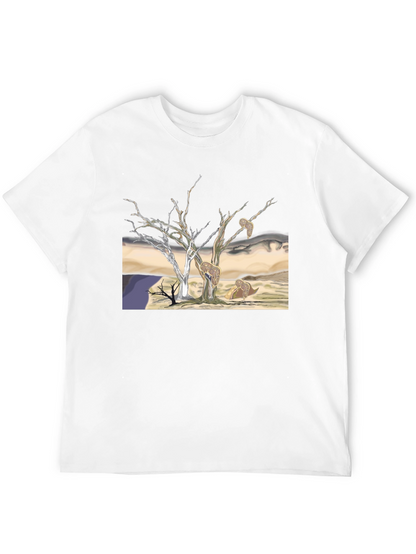 Unique Graphic Tee - Surreal Desert Landscape