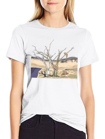 Unique Graphic Tee - Surreal Desert Landscape