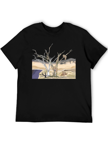 Unique Graphic Tee - Surreal Desert Landscape