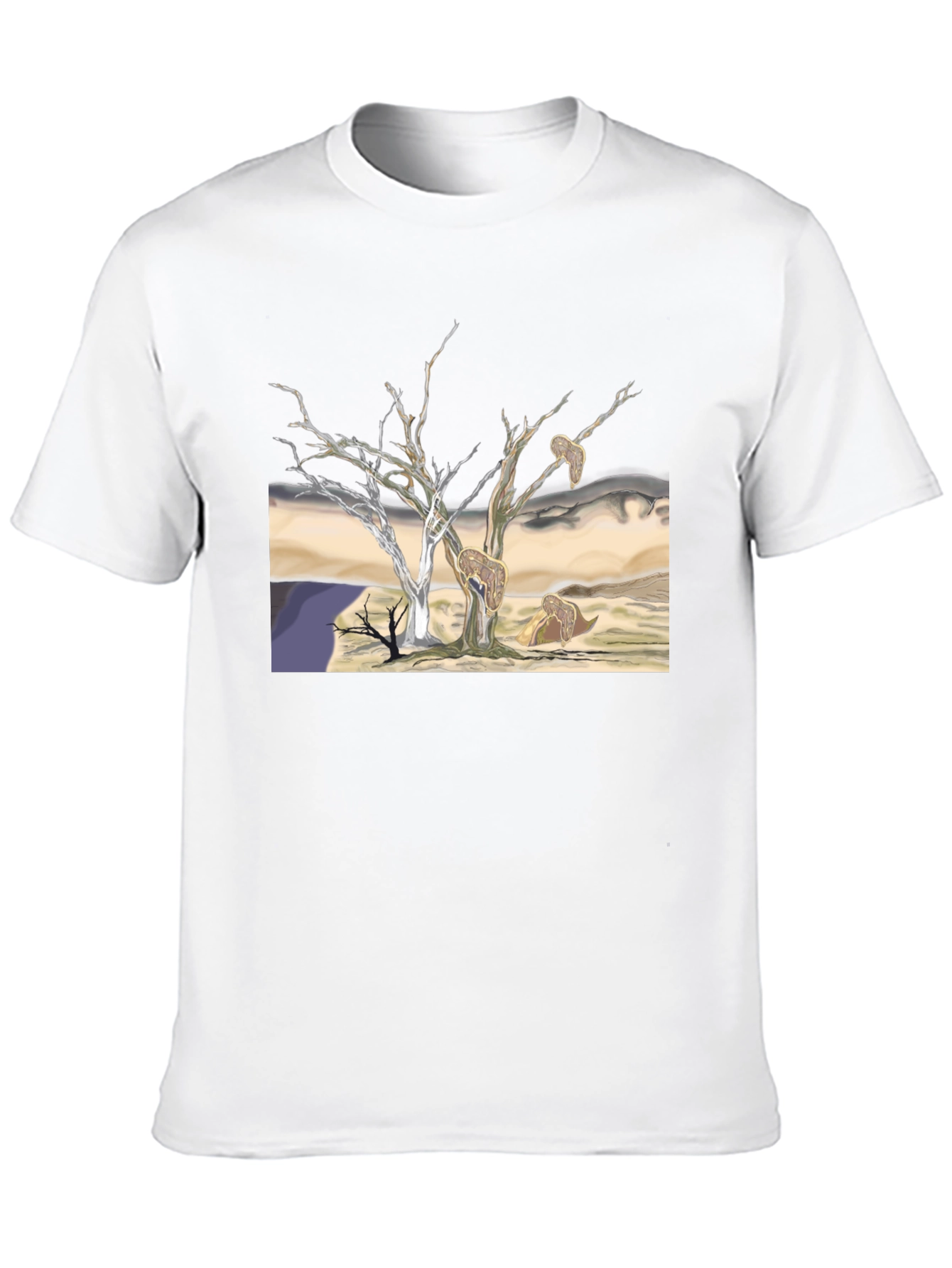 Unique Graphic Tee - Surreal Desert Landscape