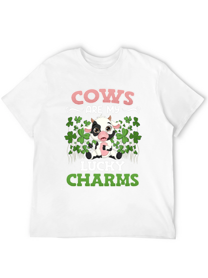 Cows Are My Lucky Charms Graphic T-Shirt
