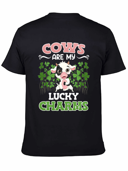 Cows Are My Lucky Charms Graphic T-Shirt