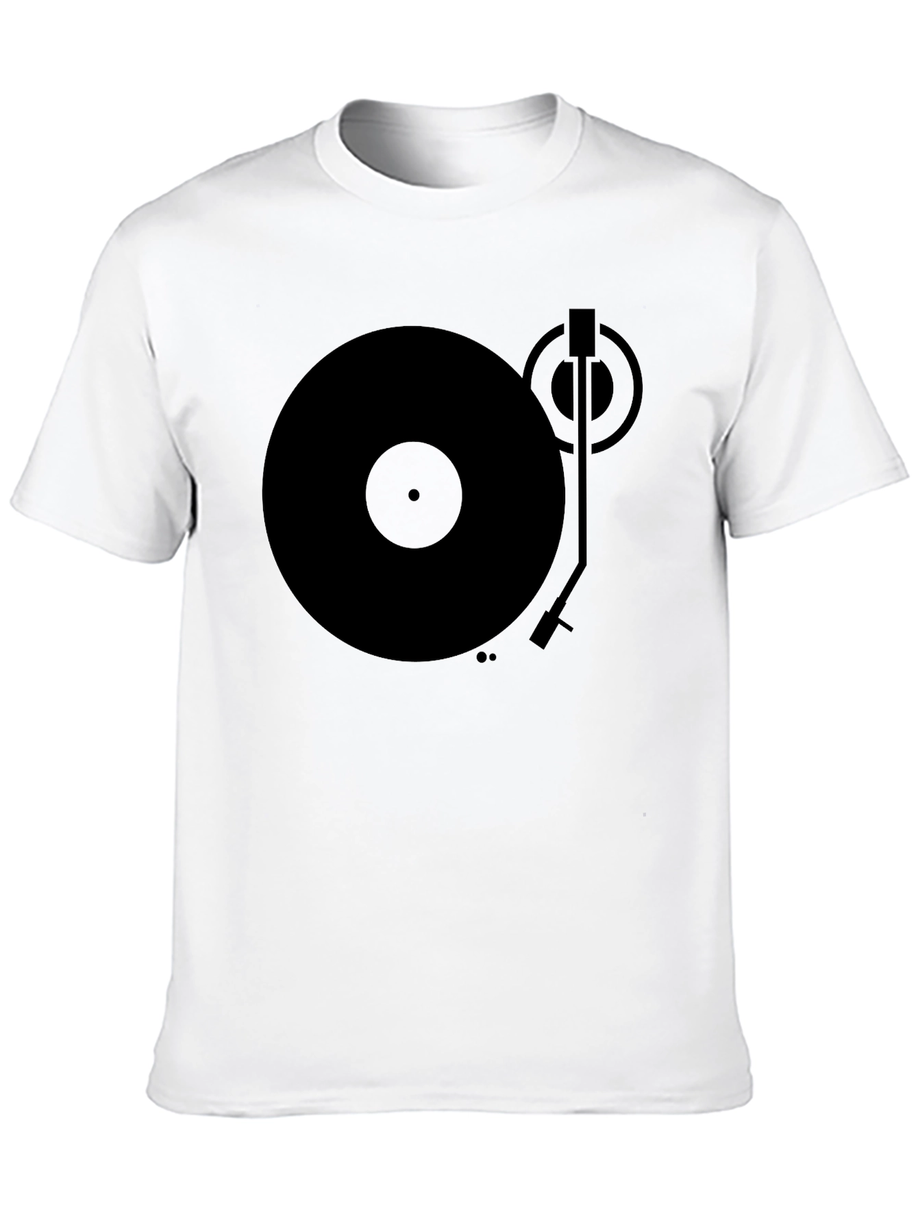 Retro Record Player Graphic T-Shirt