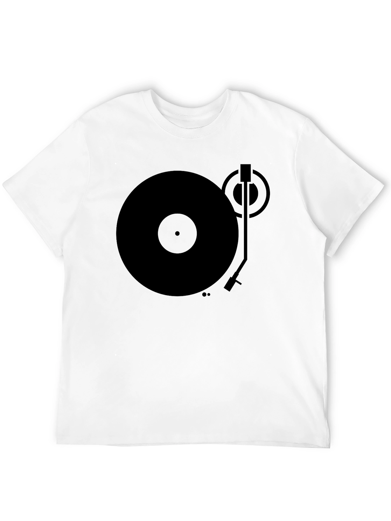 Retro Record Player Graphic T-Shirt