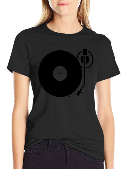Retro Record Player Graphic T-Shirt