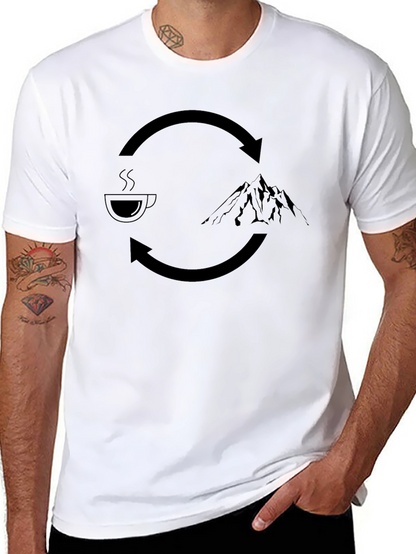 Coffee to Mountain Cycle T-Shirt