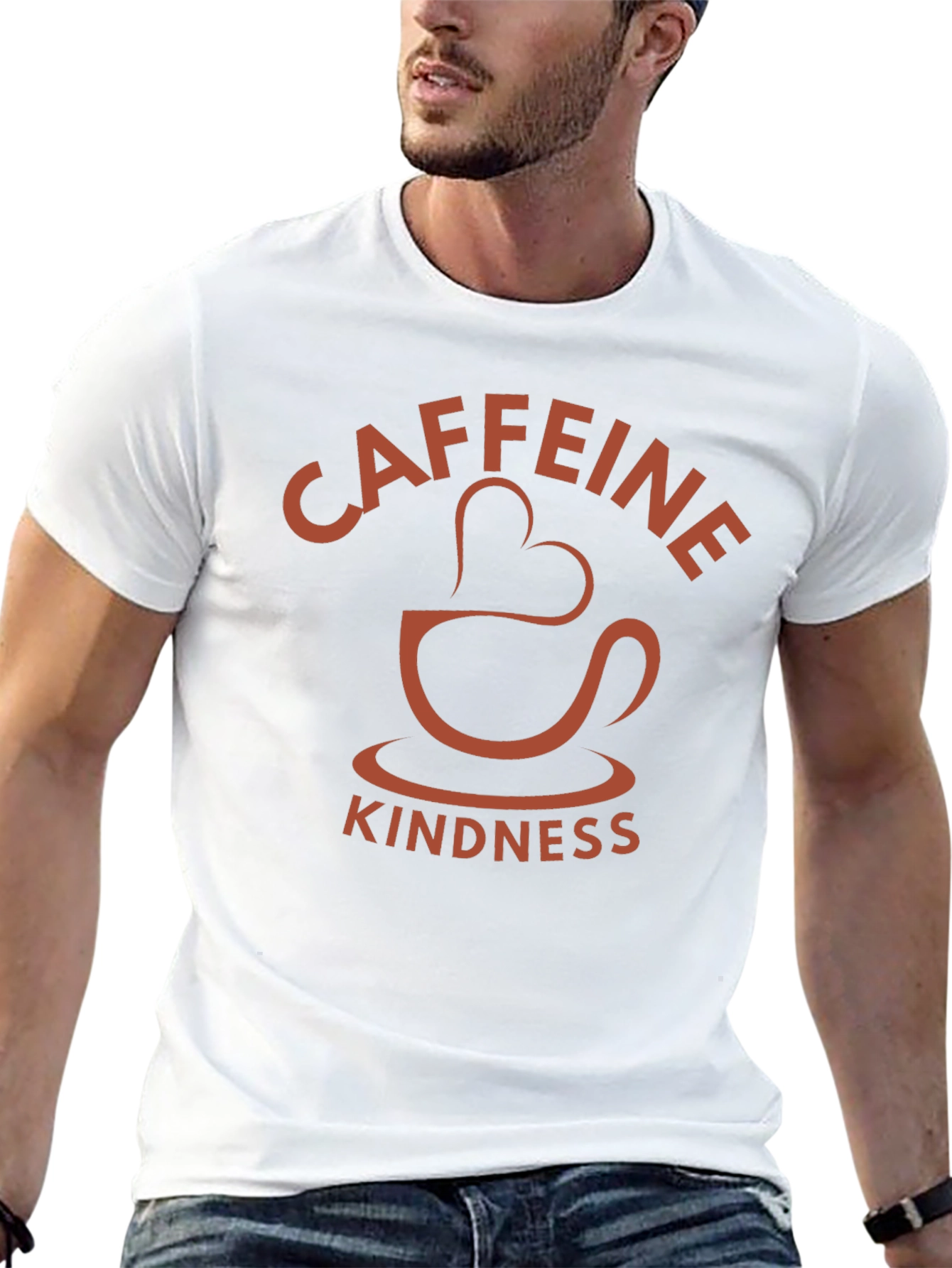 Caffeine Kindness T-Shirt - Coffee Lover Tee