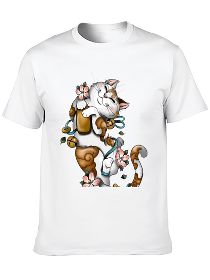 Lucky Cat Graphic T-Shirt