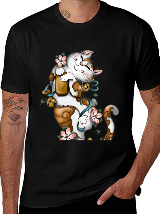 Lucky Cat Graphic T-Shirt