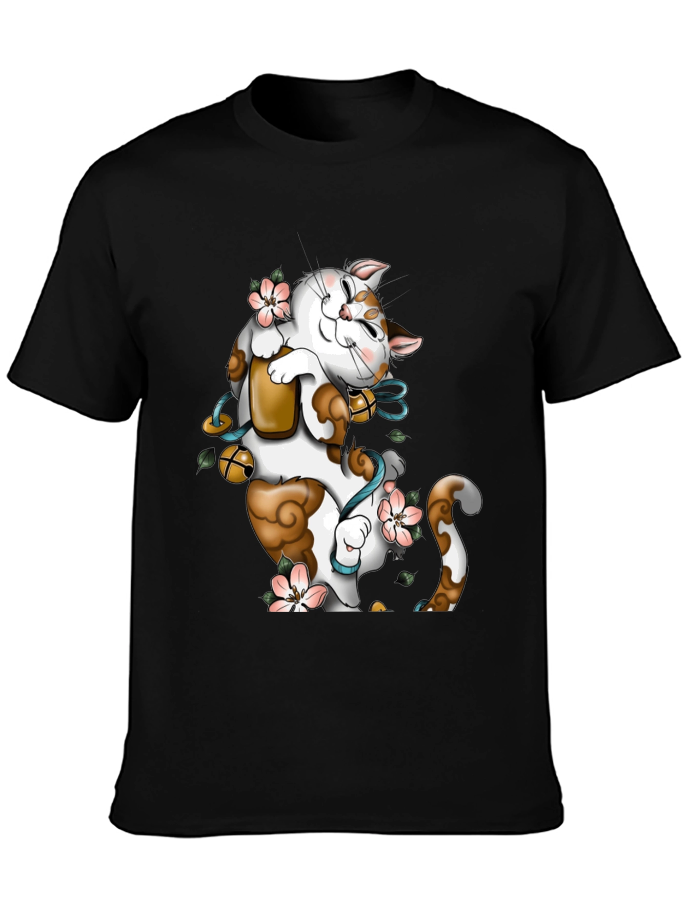 Lucky Cat Graphic T-Shirt