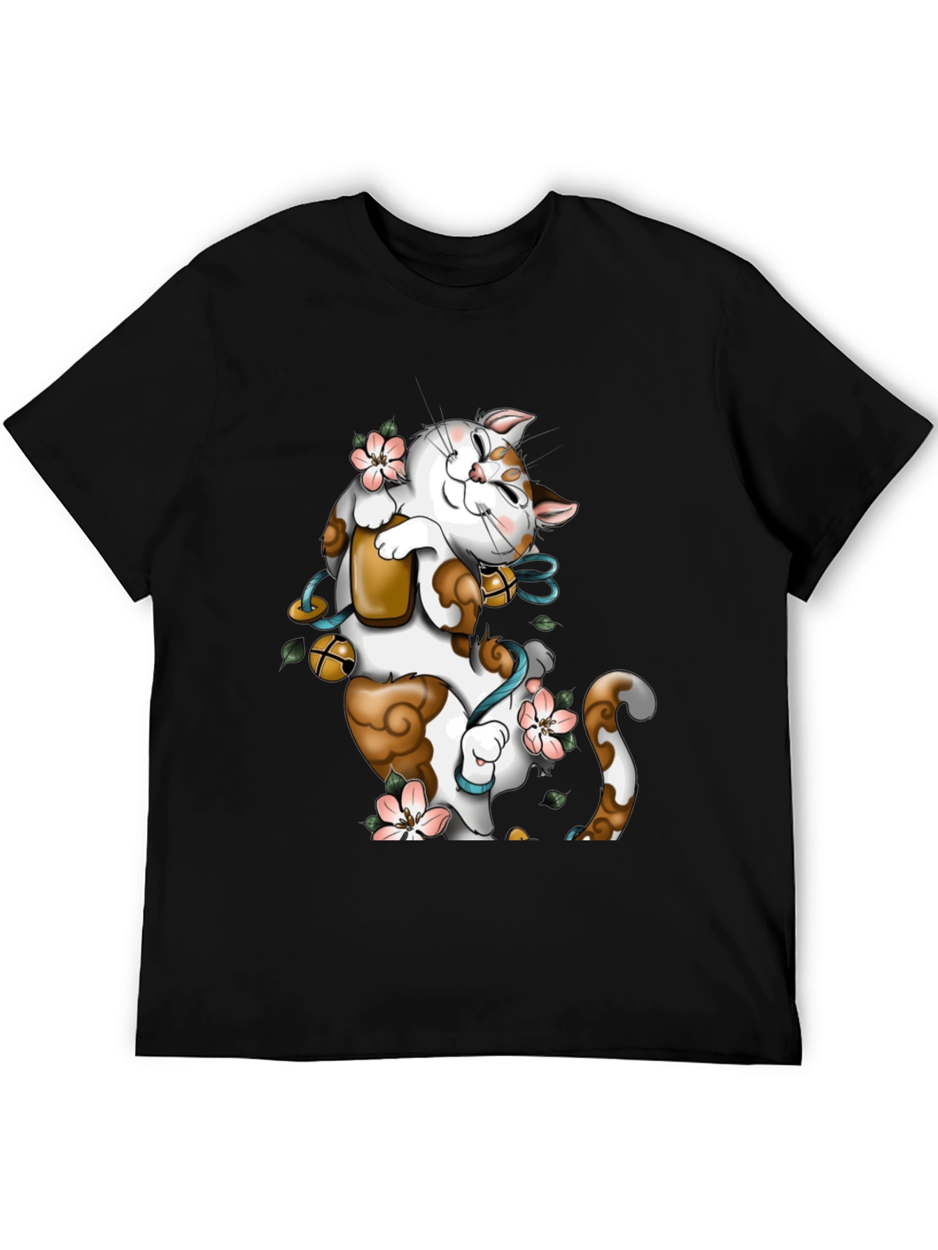 Lucky Cat Graphic T-Shirt